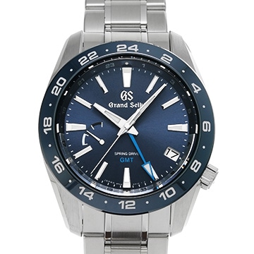 グランドセイコー スポーツコレクション スプリングドライブ GMT SBGE255 ブルー メンズ 時計 【中古】【wristwatch】