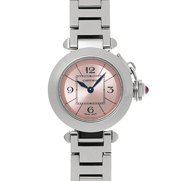 カルティエ ミスパシャ W3140008 ピンク レディース 時計 【中古】【wristwatch】