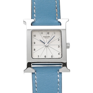 エルメス Hウォッチ HH1.210 ブルー レディース 時計 【中古】【wristwatch】