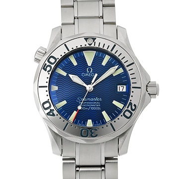 オメガ シーマスター プロフェッショナル 300 2253.80 ブルー メンズ 時計 【中古】【wristwatch】