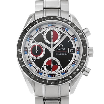 オメガ スピードマスター デイト 3210.52 ブラック/レッド メンズ 時計 【中古】【wristwatch】