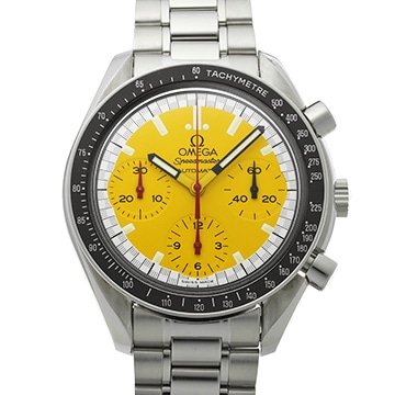 オメガ スピードマスター レーシング ミハエル・シューマッハ 3510.12 イエロー メンズ 時計 【中古】【wristwatch】