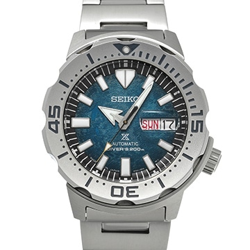セイコー プロスペックス モンスター ダイバースキューバ SBDY115 ブルー メンズ 時計 【中古】【wristwatch】