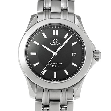 オメガ シーマスター 120 クォーツ 2511.52 ブラック メンズ 時計 【中古】【wristwatch】