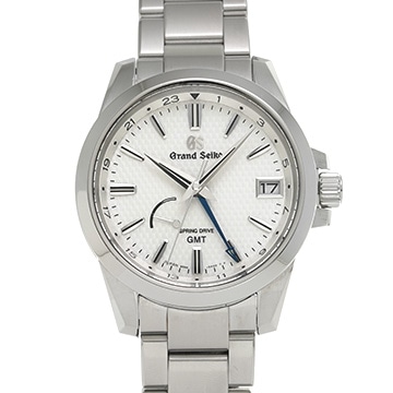 グランドセイコー ヘリテージコレクション スプリングドライブ GMT SBGE209 ホワイト メンズ 時計 【中古】【wristwatch】