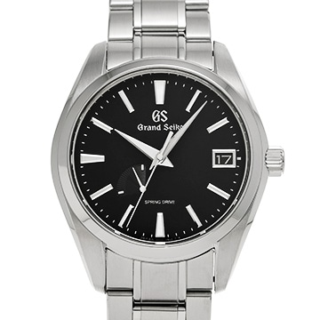 グランドセイコー ヘリテージコレクション スプリングドライブ SBGA203 ブラック メンズ 時計 【中古】【wristwatch】