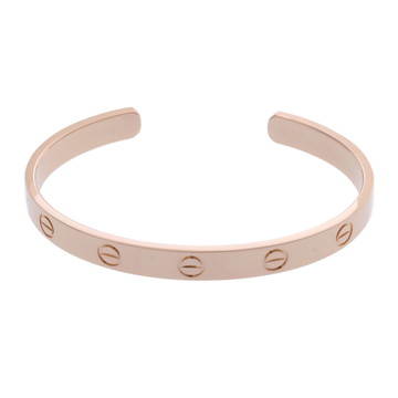 カルティエ ラブオープンブレスレット #17 ゴールド K18ピンクゴールド PG レディース ジュエリー 【中古】【jewelry】