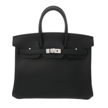 エルメス バーキン 25 ブラック ヴォースイフト レディース バッグ 【新品】【bag】