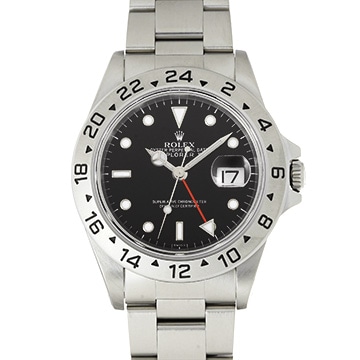 ロレックス エクスプローラーII 16570 ブラック メンズ 時計 【中古】【wristwatch】