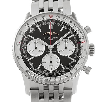 ブライトリング ナビタイマー1 B01 クロノグラフ 41 AB0139211B1A1 ブラック/シルバー メンズ 時計 【中古】【wristwatch】