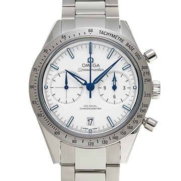 オメガ スピードマスター '57 コーアクシャル 331.90.42.51.04.001 ホワイト メンズ 時計 【中古】【wristwatch】