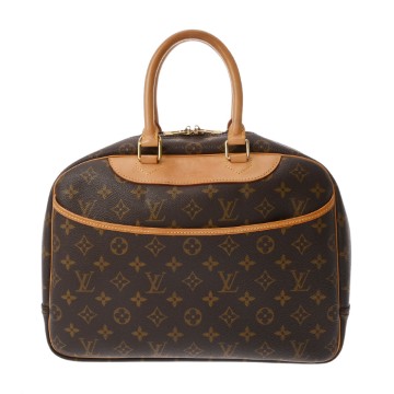 ルイ ヴィトン モノグラム ドーヴィル ブラウン M47270 モノグラムキャンバス レディース バッグ 【中古】【bag】
