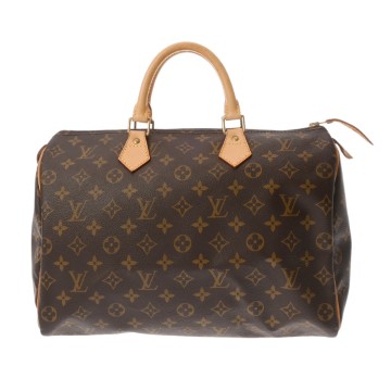 ルイ ヴィトン モノグラム スピーディ 35 ブラウン M41524 モノグラムキャンバス レディース バッグ 【中古】【bag】