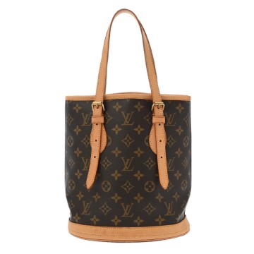ルイ ヴィトン モノグラム バケツ PM マロン M42238 モノグラムキャンバス レディース バッグ 【中古】【bag】