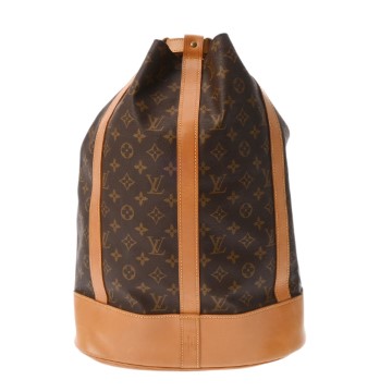 ルイ ヴィトン モノグラム ランドネ GM ブラウン M42244 モノグラムキャンバス レディース バッグ 【中古】【bag】