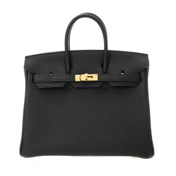 エルメス バーキン 25 ブラック トゴ レディース バッグ 【新品】【bag】