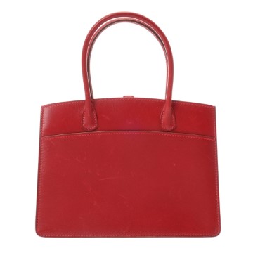 エルメス ホワイトバス TPM ルージュヴィフ ボックスカーフ レディース バッグ 【中古】【bag】