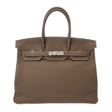 エルメス バーキン 35 エトゥープ トゴ レディース バッグ 【中古】【bag】