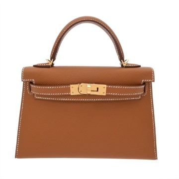 エルメス ミニケリー2 2WAY ゴールド ヴォーエプソン レディース バッグ 【新品】【bag】