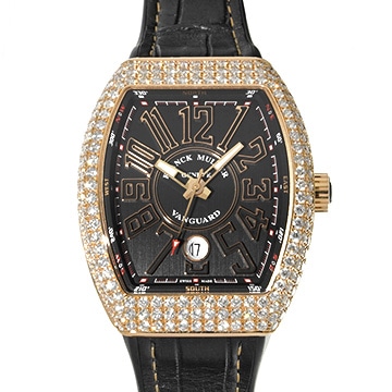 フランクミュラー ヴァンガード V41SCDTD ブラック メンズ 時計 【中古】【wristwatch】