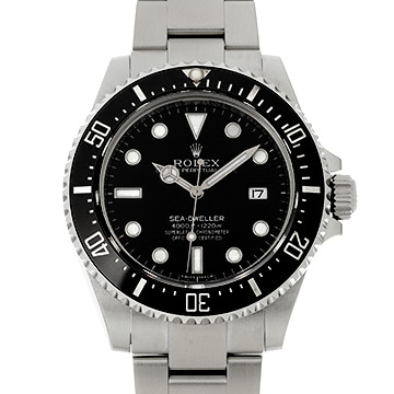ロレックス シードゥエラー 4000 116600 ブラック メンズ 時計 【中古】【wristwatch】