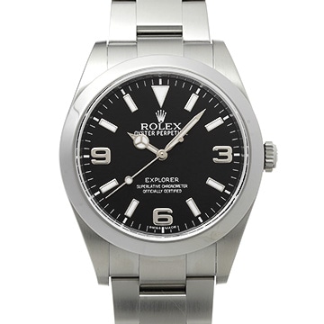 ロレックス エクスプローラー 214270 ブラック メンズ 時計 【中古】【wristwatch】