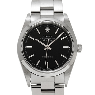 ロレックス エアキング 14000M ブラック メンズ 時計 【中古】【wristwatch】