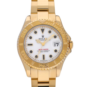 ロレックス ヨットマスター 68628 ホワイト ユニセックス 時計 【中古】【wristwatch】