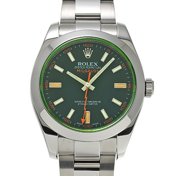 ロレックス ミルガウス 116400GV ブラック メンズ 時計 【中古】【wristwatch】