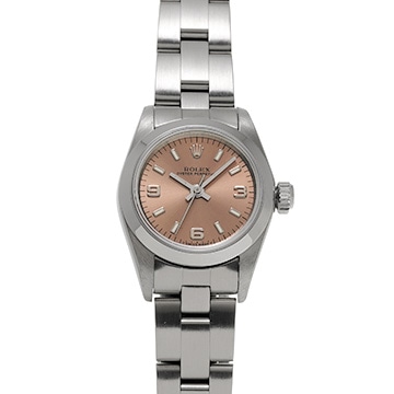 ロレックス オイスターパーペチュアル 67180 ピンク レディース 時計 【中古】【wristwatch】