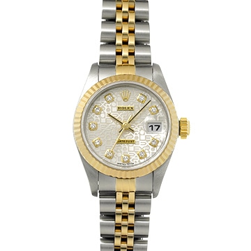 ロレックス デイトジャスト 79173G シルバーコンピュータ/ダイヤモンド レディース 時計 【中古】【wristwatch】
