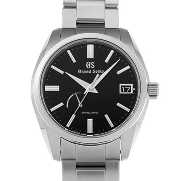 グランドセイコー ヘリテージコレクション スプリングドライブ SBGA467 ブラック メンズ 時計 【中古】【wristwatch】