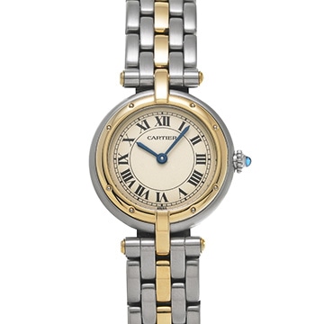 カルティエ パンテール ヴァンドーム SM 1057920 アイボリー ユニセックス 時計 【中古】【wristwatch】