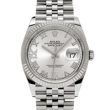 ロレックス デイトジャスト 36 126234 シルバー/ダイヤモンド メンズ 時計 【中古】【wristwatch】