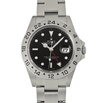 ロレックス エクスプローラーII 16570 ブラック メンズ 時計 【中古】【wristwatch】