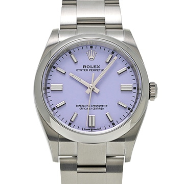 ロレックス オイスターパーペチュアル 36 126000 ラベンダー メンズ 時計 【中古】【wristwatch】