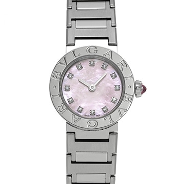 ブルガリ ブルガリ ブルガリ BB23S ピンクシェル/ダイヤモンド レディース 時計 【中古】【wristwatch】