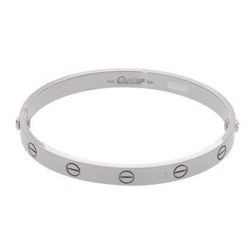カルティエ ラブブレス #18 旧型 ゴールド K18ホワイトゴールド WG レディース ジュエリー 【中古】【jewelry】
