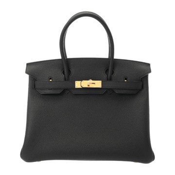 エルメス バーキン 30 ブラック トゴ レディース バッグ 【新品】【bag】