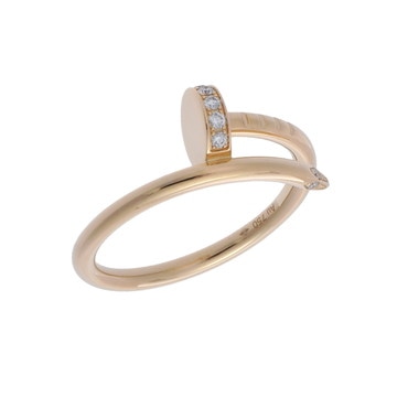 カルティエ ジュストアンクルリング SM #47 ゴールド K18ピンクゴールド PG レディース ジュエリー 【中古】【jewelry】