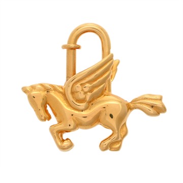 エルメス カデナ ペガサス  ゴールド メタル ユニセックス 【中古】【other】