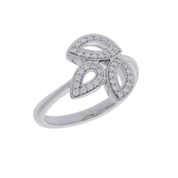 ハリー ウィンストン リリークラスター ミニ リング シルバー FRDPSM1MLC-055 Pt950プラチナ レディース ジュエリー 【中古】【jewelry】