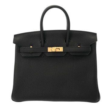 エルメス バーキン 25 ブラック トゴ レディース バッグ 【中古】【bag】