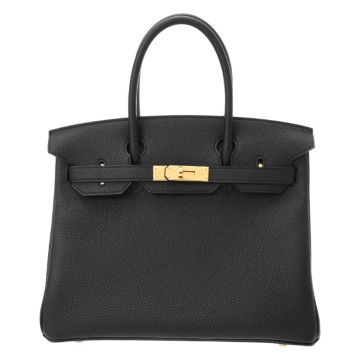 エルメス バーキン 30 ブラック トゴ レディース バッグ 【新品】【bag】
