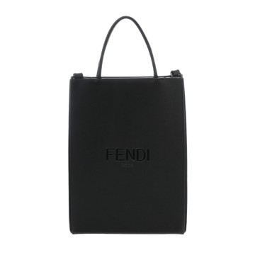 フェンディ ショッピングバッグ 2WAY ブラック 7VA512AFB3 218-0501 レザー レディース バッグ 【中古】【bag】