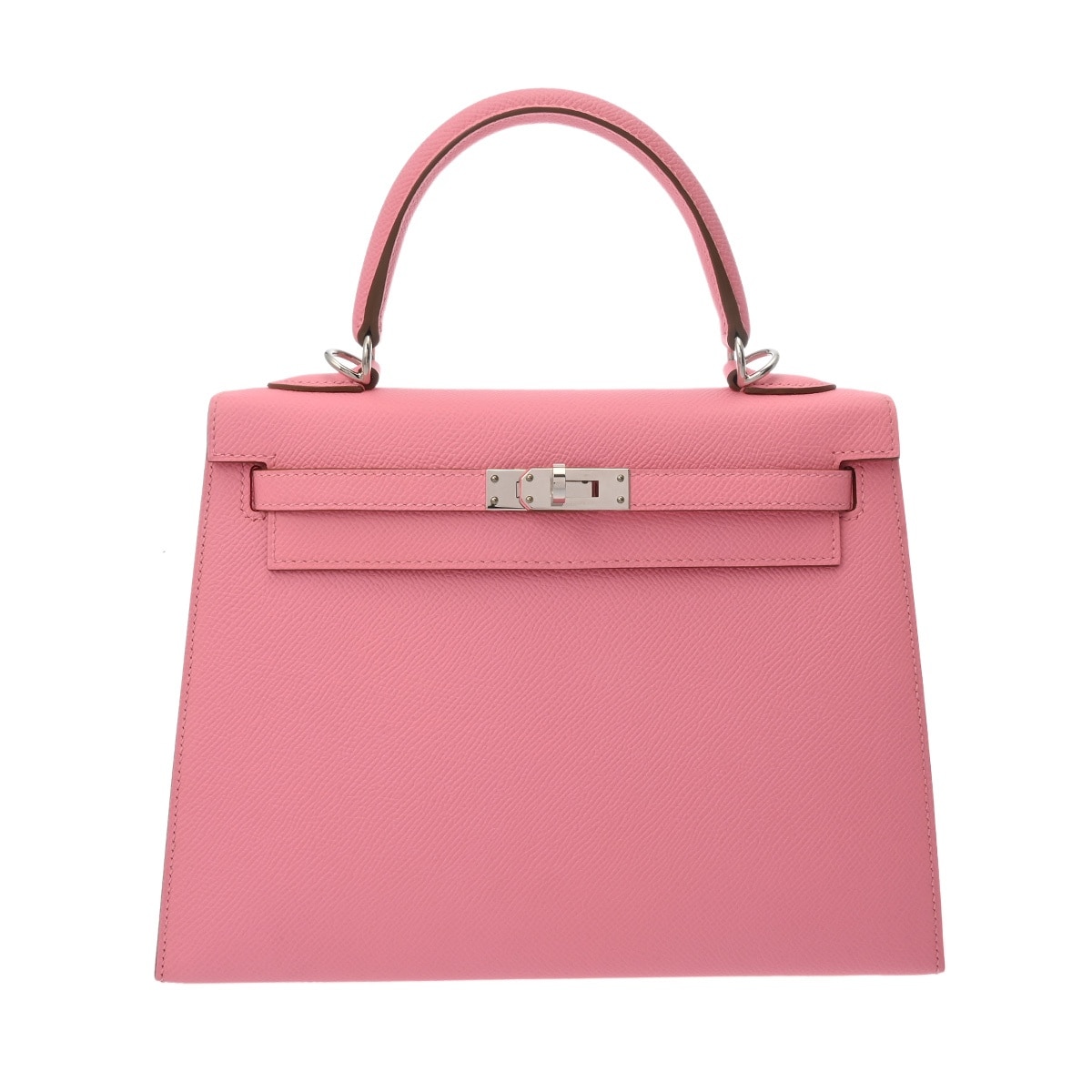 エルメス ケリー 25 外縫い ローズコンフェッティ ヴォーエプソン レディース バッグ 【中古】【bag】