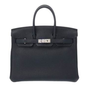 エルメス バーキン 25 ブルーニュイ トゴ レディース バッグ 【中古】【bag】
