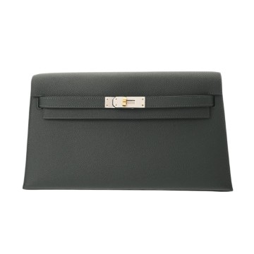 エルメス ケリー エラン ヴェールマングローブ ヴォーエプソン ユニセックス バッグ 【未使用】【bag】