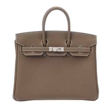 エルメス バーキン 25 エトゥープ トゴ レディース バッグ 【新品】【bag】