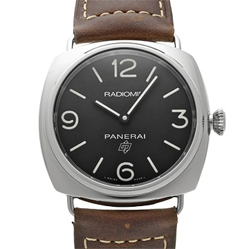 パネライ ラジオミール ベース ロゴ PAM00753 ブラック メンズ 時計 【中古】【wristwatch】